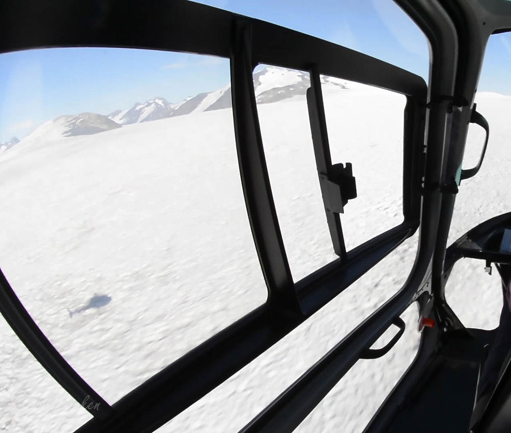 Over the Cambria Icefield