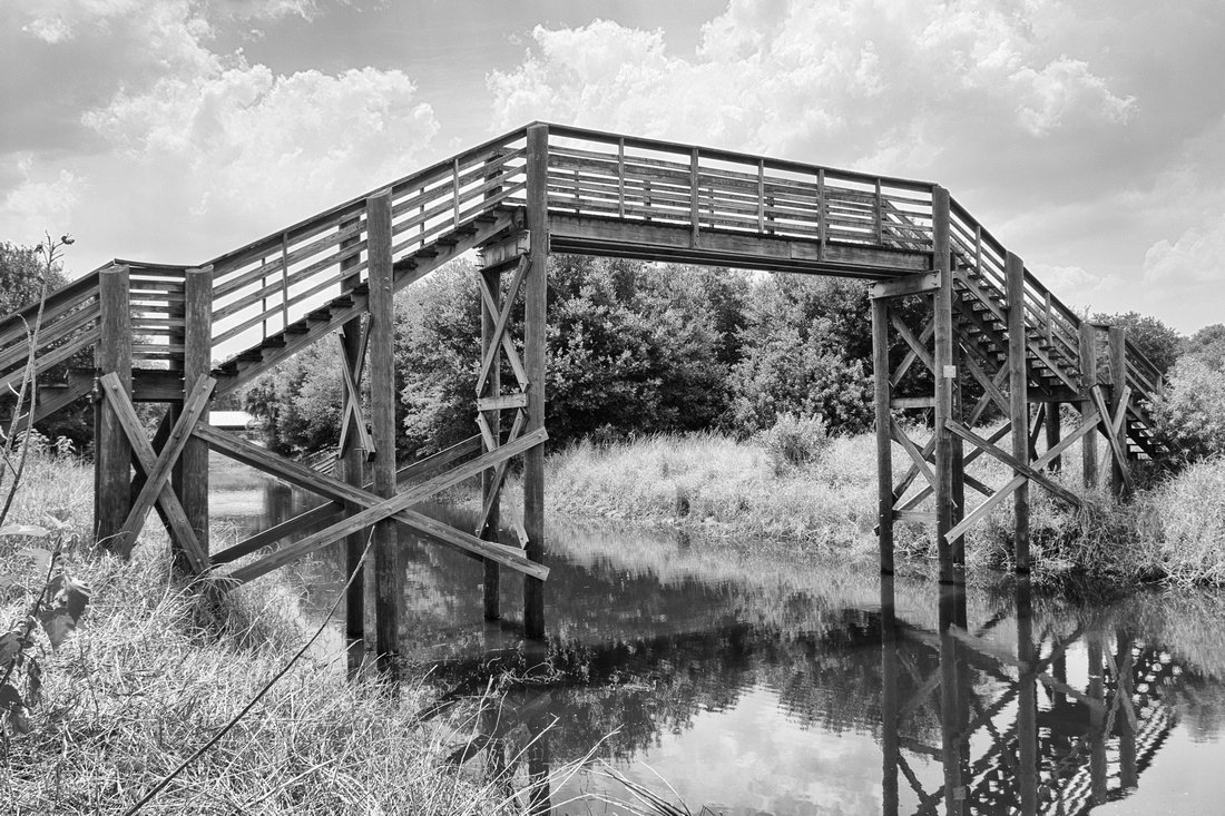 Hiker's Bridge on the Florida Trail near the Kissimmee River